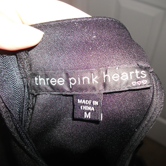 Black Cut Out Skater Dress Size: M - Picture 3 of 3